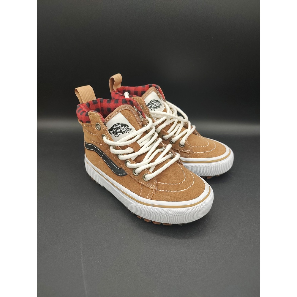 Vans Kids Sk8-Hi MTE-1 Brown Suede Sneaker Boots Size 11.0